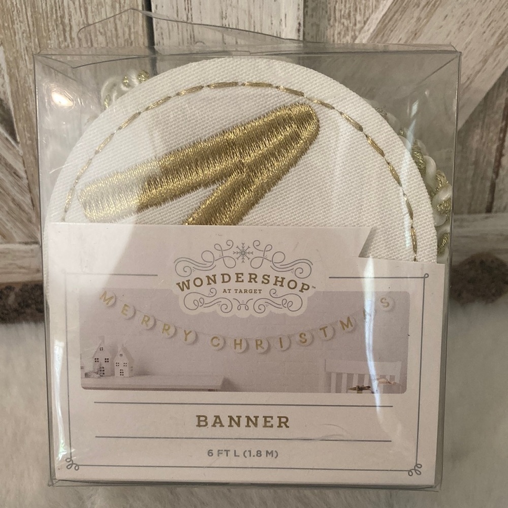 Target Wondershop Merry Christmas Banner